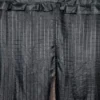 Cortinas de Tergal con Forro Negras
