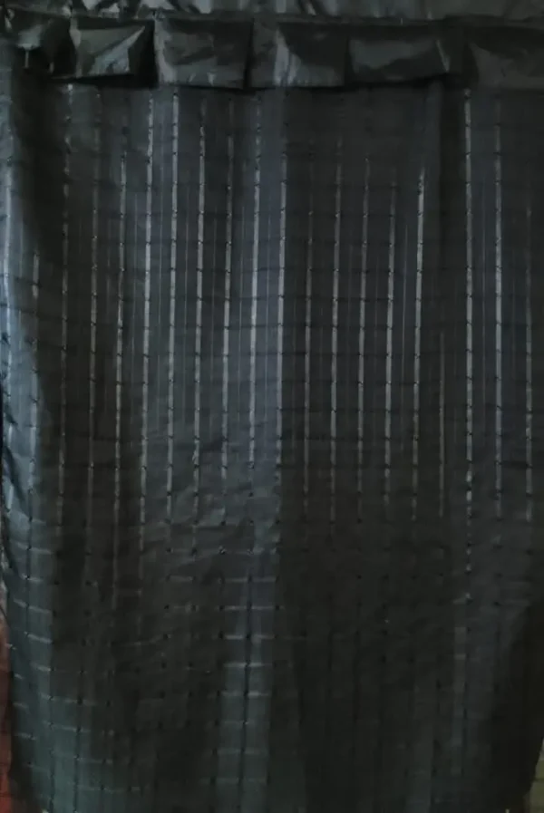 Cortinas de Tergal con Forro Negras