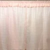Cortinas de Tergal con Forro Color Melón para Ventanas y Puertas