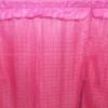 Cortinas de Tergal con Forro Fucsia Para Puertas y Ventanas