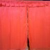Cortinas de Tergal con Forro Rojas
