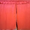 Cortinas de Tergal con Forro Rojas