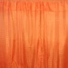 Cortinas de Tergal con Forro Naranjas