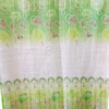 Cortinas de Cocina Tergal con Forro - Tulipanes verdes