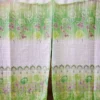 Cortinas de Cocina Tergal con Forro - Tulipanes verdes