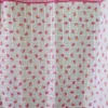 Cortinas de Cocina Tergal con Forro - Honguitos Rosas