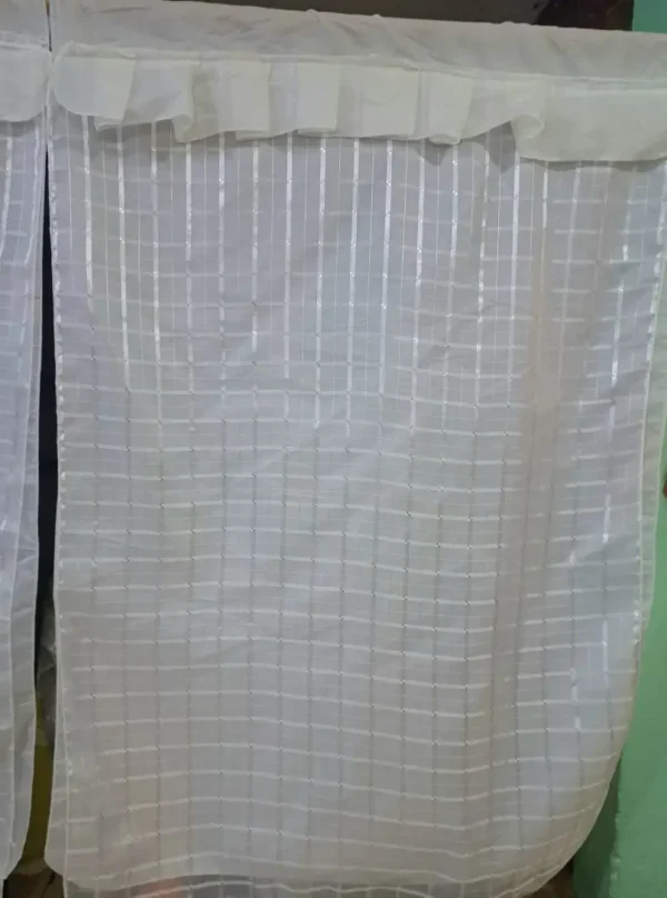 Cortinas de Tergal con Forro Color Beige