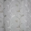 Cortinas de Lino Bordadas de Líneas Arena