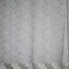 Cortinas de Lino Bordadas de Líneas Arena