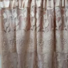 Cortinas de Organza Bordada Cafe Arena