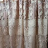 Cortinas de Organza Bordada Cafe Arena