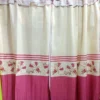 Cortinas de Gaza Pintada Color Vino