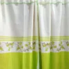 Cortinas de Gaza Pintada Color Verde Limon