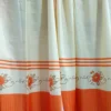 Cortinas de Gaza Pintada Color Naranja