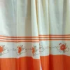 Cortinas de Gaza Pintada Color Naranja