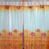 Cortinas de Blackout Satinado Color Naranja
