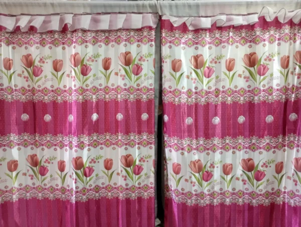 Cortinas de Blackout Satinado Color Guinda